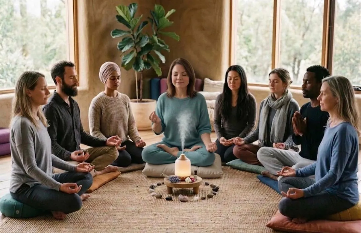 Meditação com Aromaterapia